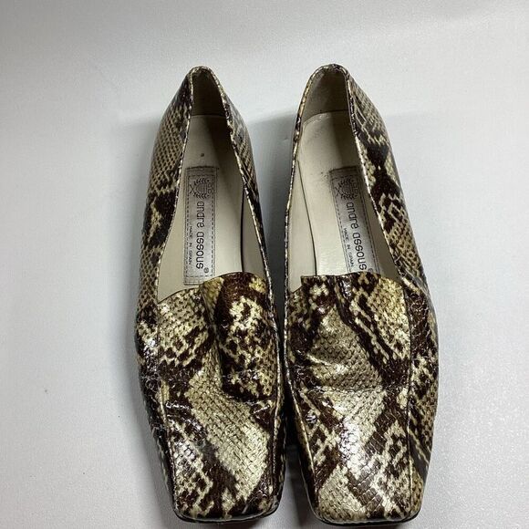 Andre Assous Brown Animal Print Flats Women’s Size 9.5 - Picture 5 of 12